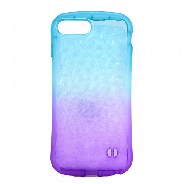 Wholesale iPhone 8 Plus / 7 Plus Air Cushioned Grip Crystal Case (Blue Purple)